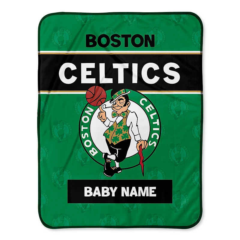 Boston Celtics 30" x 40" Personalized Baby Blanket