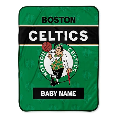 Boston Celtics 30" x 40" Personalized Baby Blanket