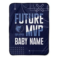 Memphis Grizzlies 30" x 40" Personalized Baby Blanket