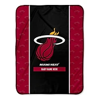 Miami Heat 30" x 40" Personalized Baby Blanket