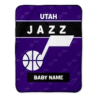 Utah Jazz 30" x 40" Personalized Baby Blanket