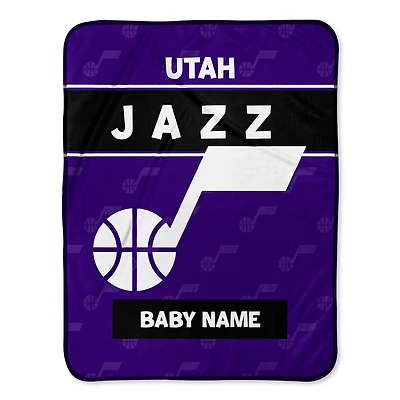 Utah Jazz 30" x 40" Personalized Baby Blanket