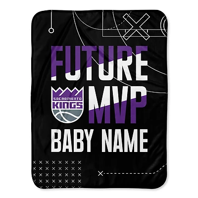 Sacramento Kings 30" x 40" Personalized Baby Blanket