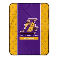 Los Angeles Lakers 30" x 40" Personalized Baby Blanket