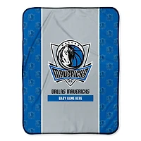 Dallas Mavericks 30" x 40" Personalized Baby Blanket