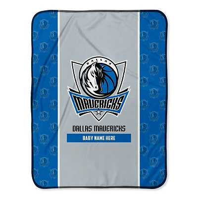 Dallas Mavericks 30" x 40" Personalized Baby Blanket