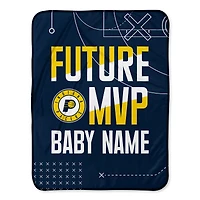 Indiana Pacers 30" x 40" Personalized Baby Blanket