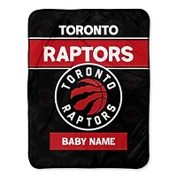 Toronto Raptors 30" x 40" Personalized Baby Blanket