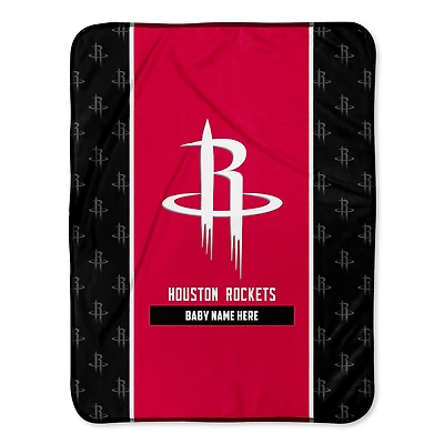 Houston Rockets 30" x 40" Personalized Baby Blanket