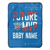 Oklahoma City Thunder 30" x 40" Personalized Baby Blanket
