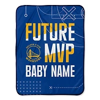 Golden State Warriors 30" x 40" Personalized Baby Blanket