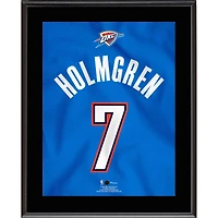 Chet Holmgren Oklahoma City Thunder 10.5" x 13" #7 Blue Jersey Sublimated Plaque