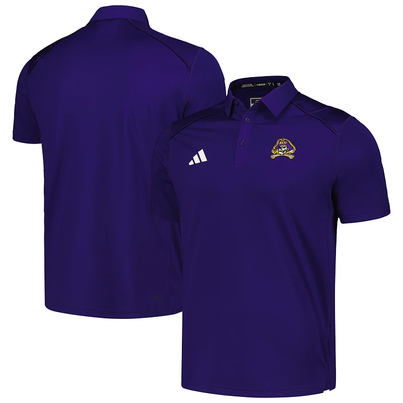 Men's adidas Purple ECU Pirates Classic AEROREADY Polo