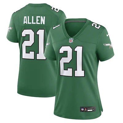 Women's Nike Eric Allen Kelly Green Philadelphia Eagles Alternate Game Jersey