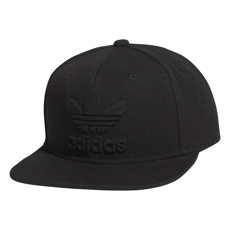 Men's adidas Originals Black Trefoil Chain Snapback Hat