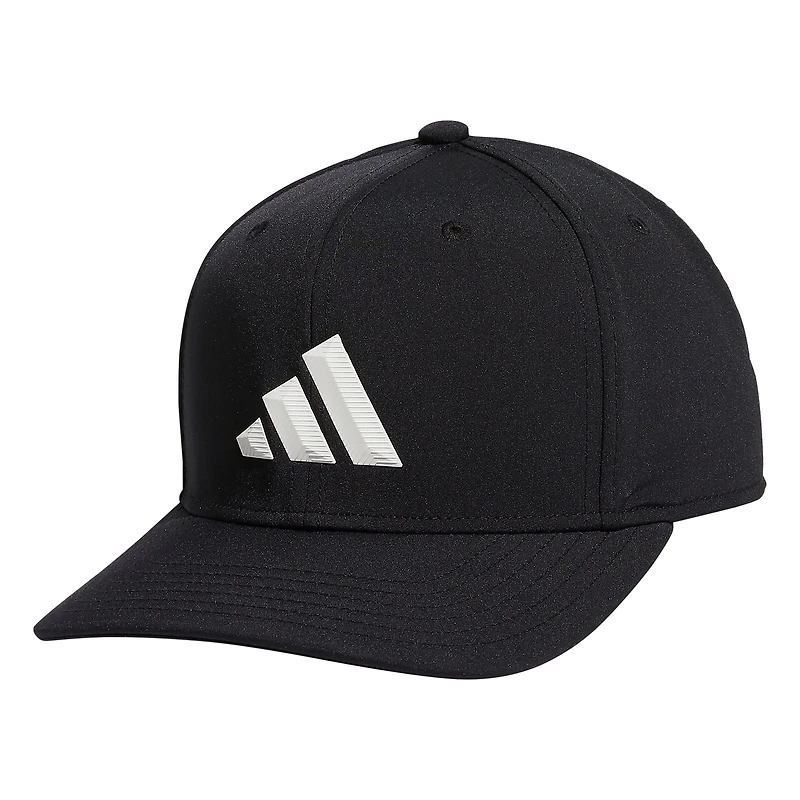 Men's adidas Originals  Black 3-Bar AEROREADY Adjustable Hat