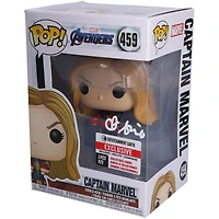 Brie Larson Avengers: Endgame Autographed Captain Marvel #459 Funko Pop! Vinyl Figure