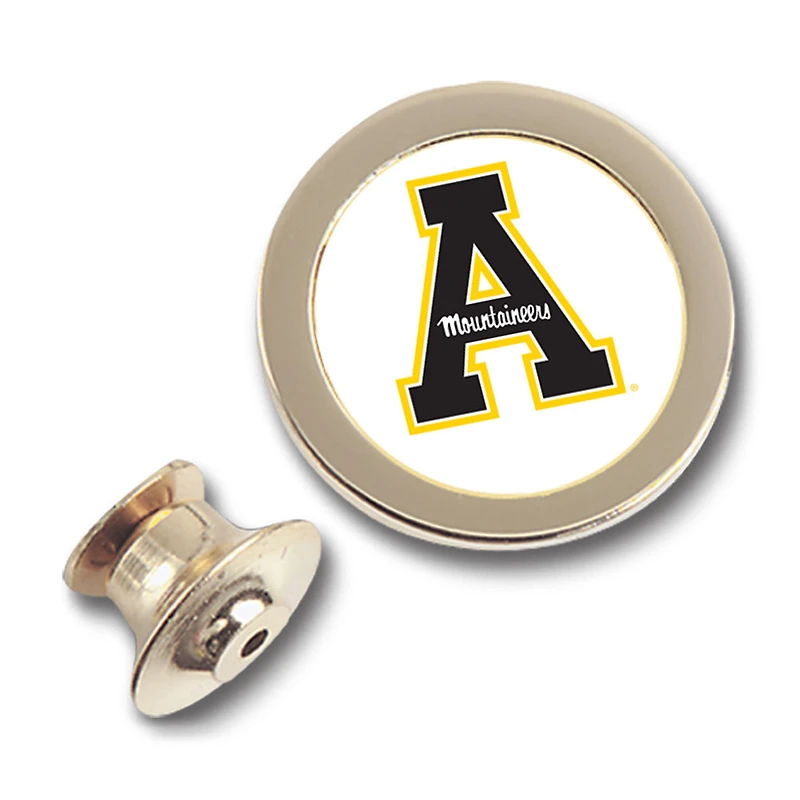 Gold Appalachian State Mountaineers Lapel Pin