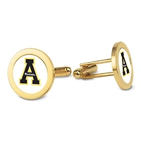 Gold Appalachian State Mountaineers Cufflinks