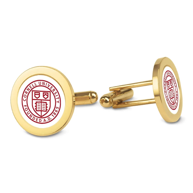 Gold Cornell Big Red Cufflinks
