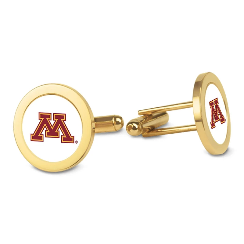 Gold Minnesota Golden Gophers Cufflinks