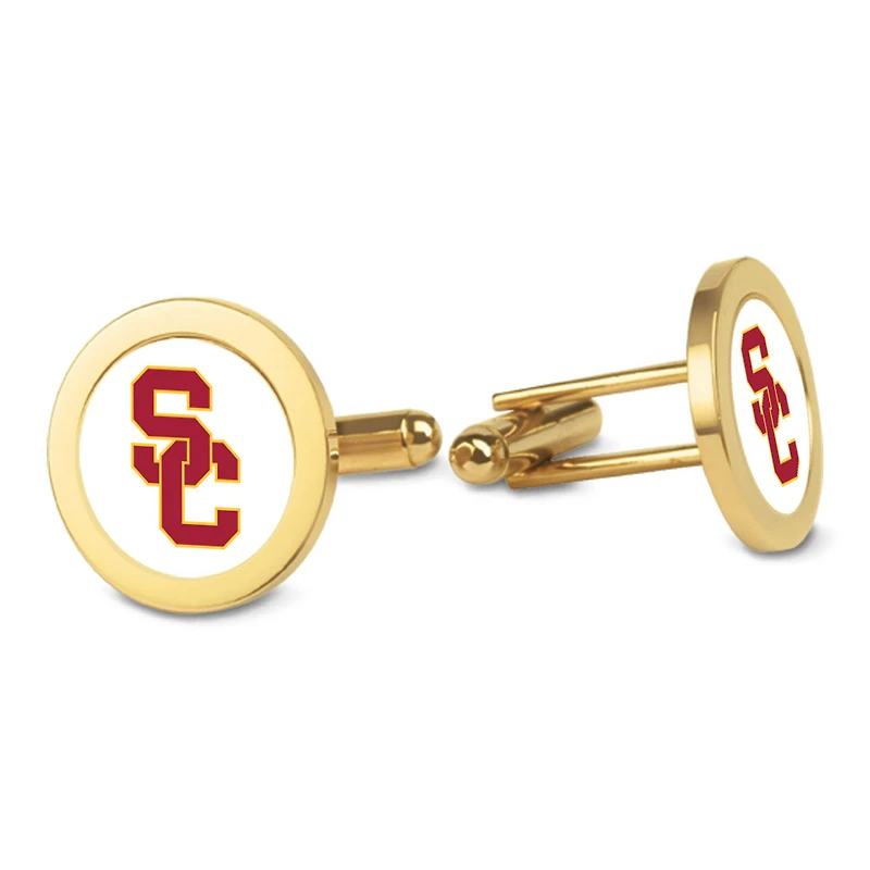 Gold USC Trojans Cufflinks