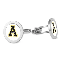 Silver Appalachian State Mountaineers Cufflinks