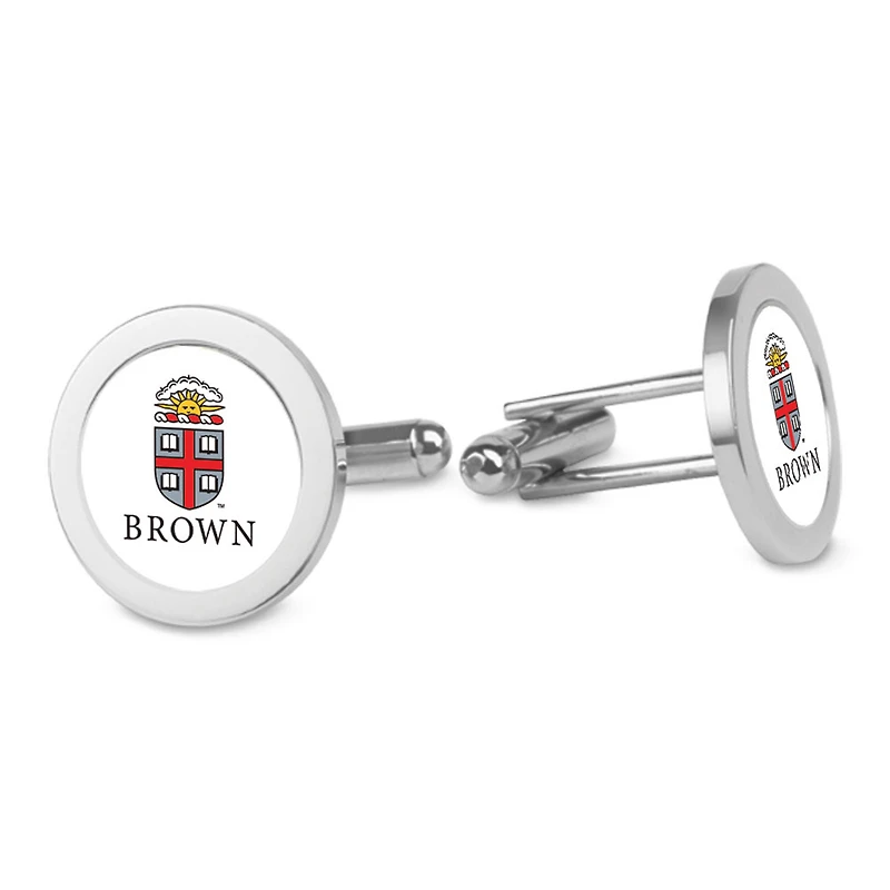 Silver Brown Bears Cufflinks