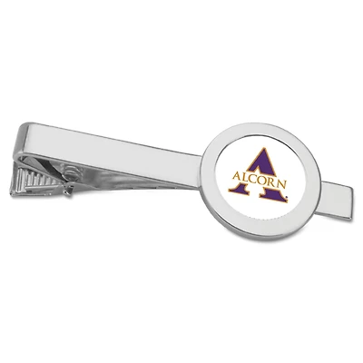 Silver Alcorn State Braves Tie Bar