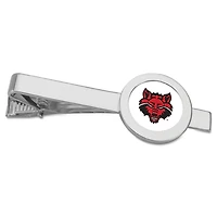 Silver Arkansas State Red Wolves Tie Bar
