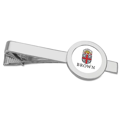 Silver Brown Bears Tie Bar