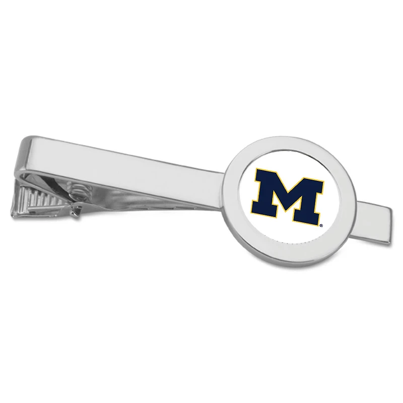 Silver Michigan Wolverines Tie Bar
