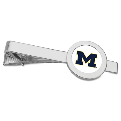 Silver Michigan Wolverines Tie Bar
