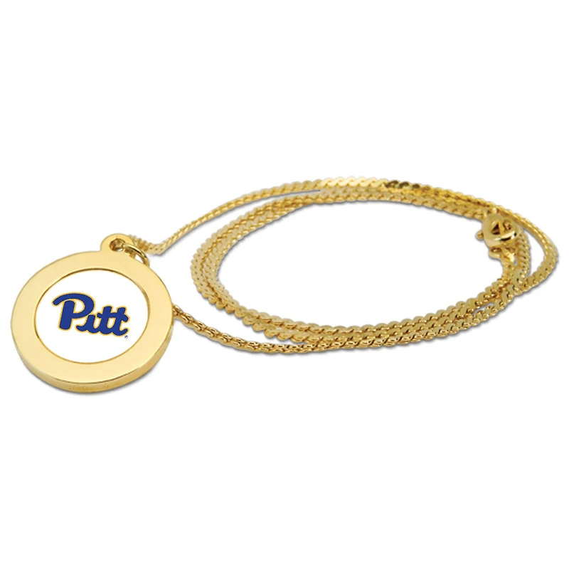 Gold Pitt Panthers Pendant Necklace