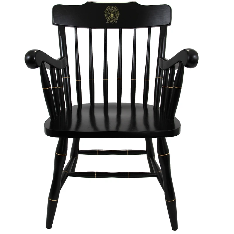 Black Georgetown Hoyas Captain's Chair