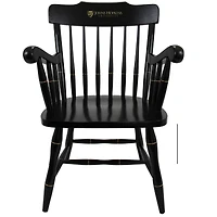 Black Johns Hopkins Blue Jays Captain's Chair