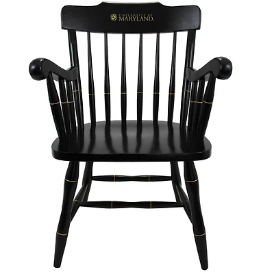 Black Maryland Terrapins Captain's Chair
