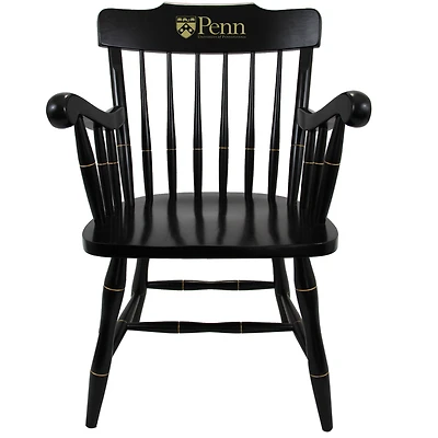 Black Pennsylvania Quakers Captain's Chair