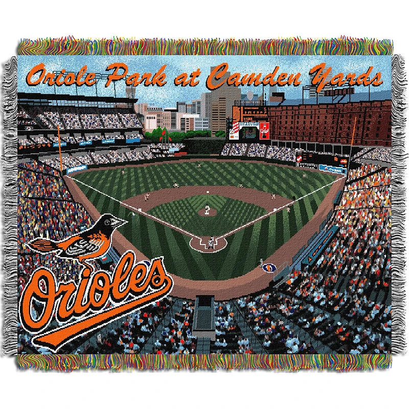 The Northwest Group  Baltimore Orioles 48" x 60" Stadium Tapestry Throw Blanket