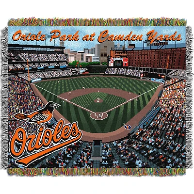The Northwest Group  Baltimore Orioles 48" x 60" Stadium Tapestry Throw Blanket