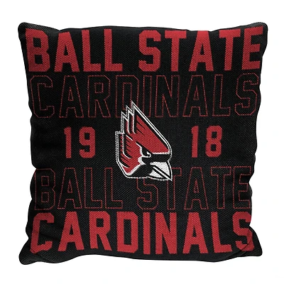 The Northwest Group  Ball State Cardinals 20" x 20" Stacked Pillow
