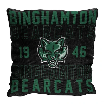 The Northwest Group  Binghamton Bearcats 20" x 20" Stacked Pillow