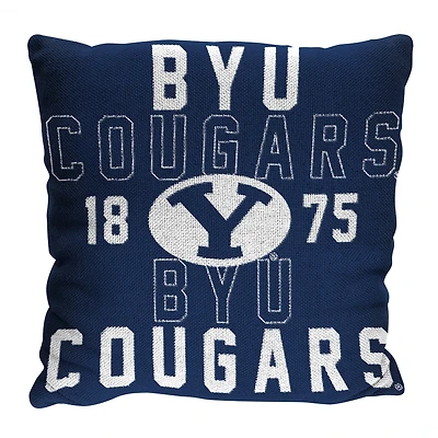 The Northwest Group  BYU Cougars 20" x 20" Stacked Pillow