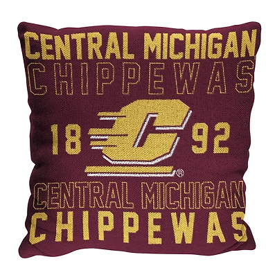 The Northwest Group  Central Michigan Chippewas 20" x 20" Stacked Pillow