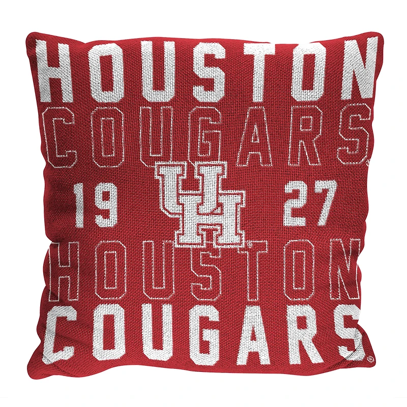 The Northwest Group  Houston Cougars 20" x 20" Stacked Pillow