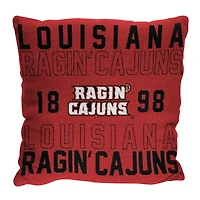 The Northwest Group  Louisiana Ragin' Cajuns 20" x 20" Stacked Pillow