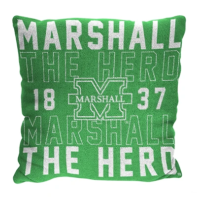 The Northwest Group  Marshall Thundering Herd 20" x 20" Stacked Pillow