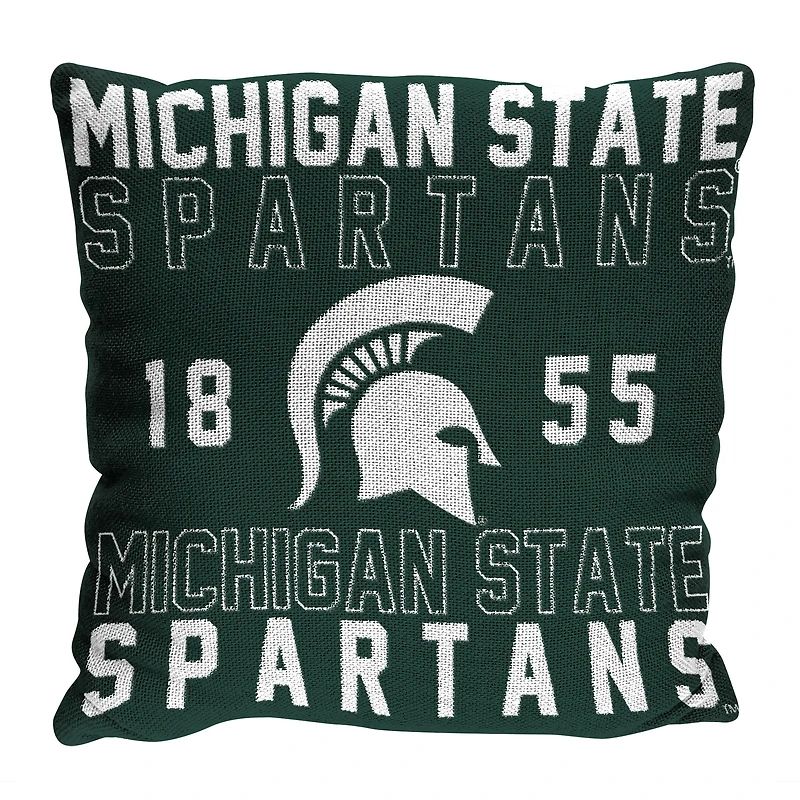 The Northwest Group  Michigan State Spartans 20" x 20" Stacked Pillow