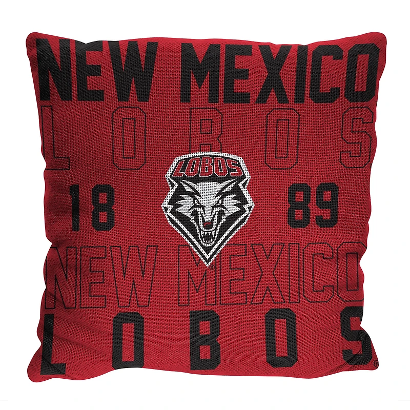 The Northwest Group  New Mexico Lobos 20" x 20" Stacked Pillow