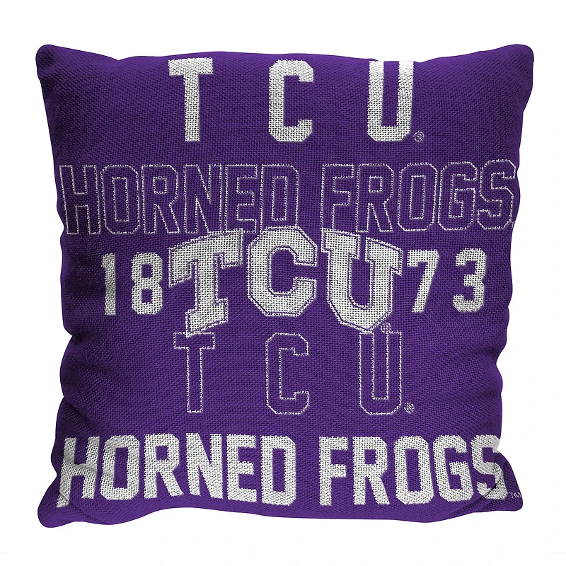 The Northwest Group  TCU Horned Frogs 20" x 20" Stacked Pillow